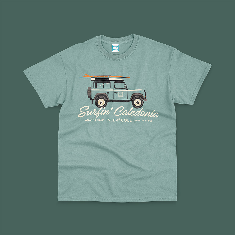 Organic Kids Surfing Caledonia T-Shirt - Image 2