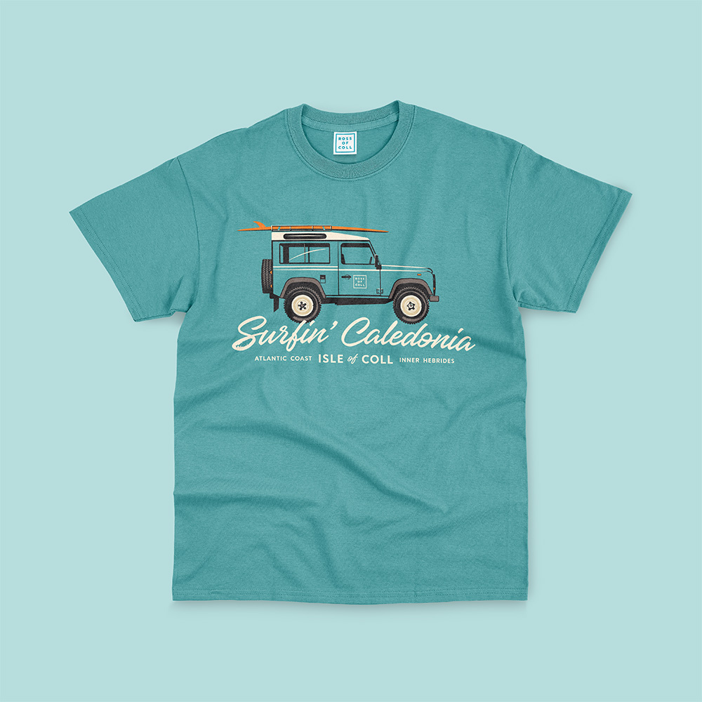 Organic Kids Surfing Caledonia T-Shirt